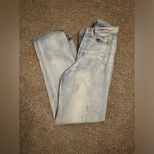 Boot cut light wash jeans